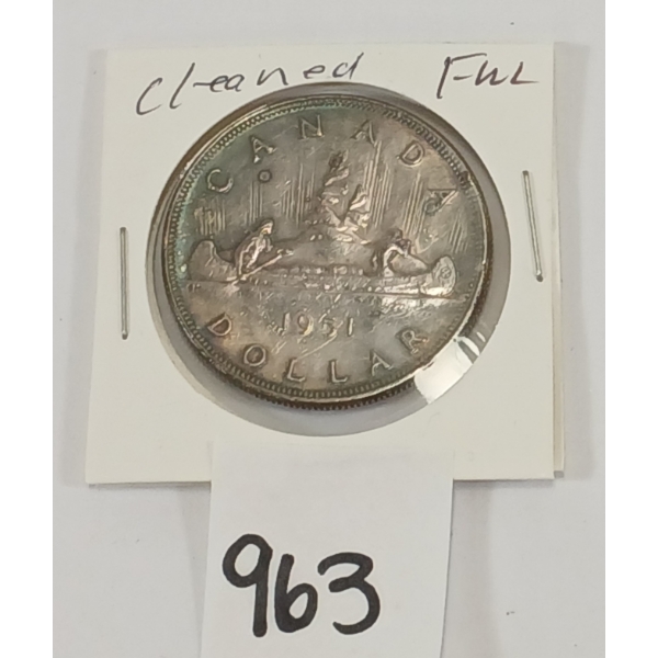 1951 CDN SILVER DOLLAR