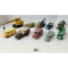 Image 1 : LOT OF 10 - DINKY TOYS DIECAST MODELS - COLES MOBILE CRANE, COMMER, ESSO TROJAN, ETC