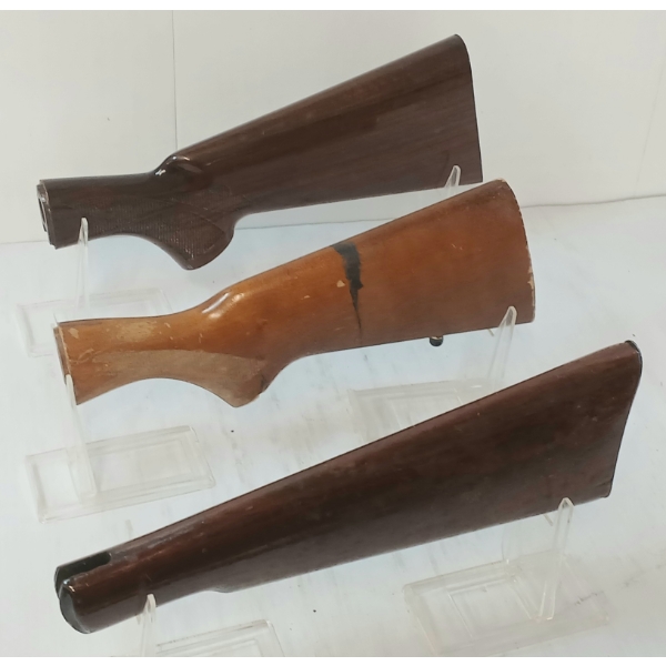 LOT OF 3 - UNKNOWN BUTT STOCKS