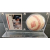 Image 4 : 1991 UDC MLB TORONTO BLUE JAYS PAT BORDERS CARD & BASEBALL - AUTOGRAPHED