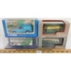 Image 1 : LOT OF 4 - CORGI DIECAST - LEYLAND OLYMPIAN WEAR BUSES, BRISTOL L6A, ESCORT VAN, ETC