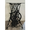 Image 5 : CAST IRON SINGER TREADLE W/ GLASS TABLE TOP
