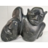Image 3 : THREE-FACED SPIRIT - SIGNED - STONE & BONE