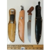 Image 3 : LOT OF 4 - OKAPI GERMAN KNIFE, JAPANESE MFG DAGGER & KNIVES W/ SHEATHS