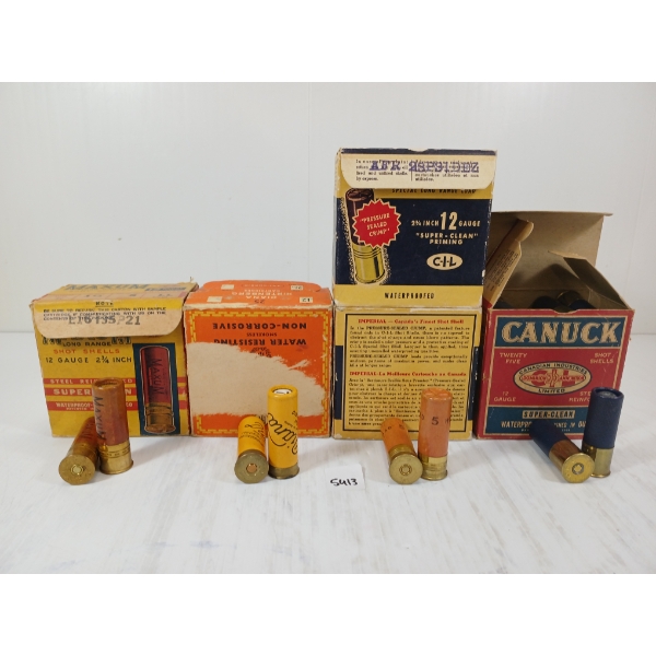 AMMO: 125X MIXED 12GA - 2 3/4 & 2 1/2IN - # 5, 7 1/2 SHOT