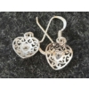 Image 3 : STERLING SILVER & DIAMOND EARRINGS