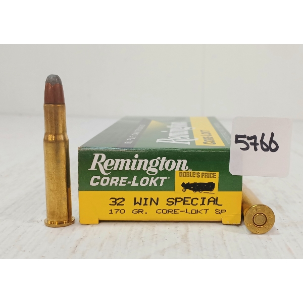 AMMO: 20X REMINGTON CORE-LOKT .32 WIN SPL - 170GR - SP