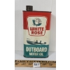 WHITE ROSE OUTBOARD & POWER MOWER MOTOR OIL QT CAN