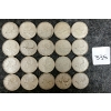 Image 1 : LOT OF 20 - 1968 CDN 25 CENT COINS 