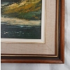 Image 5 : RIVER LANDSCAPE BY DE. P (?) - FRAMED OIL ON CANVAS