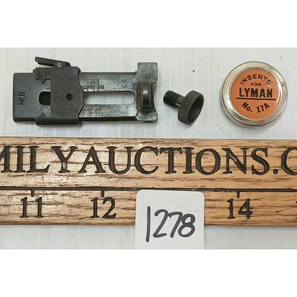 LOT OF 2 - INSERTS FOR LYMAN NO. 17A & MK II SIGHT