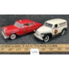 Image 1 : LOT OF 2 - LIBERTY CLASSICS / FRANKLIN MINT DIECAST MODELS - 1952 & 1955 CHEVROLET