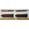 Image 2 : LOT OF 2 - BROWNING KNIVES W/ LEATHER SHEATHS