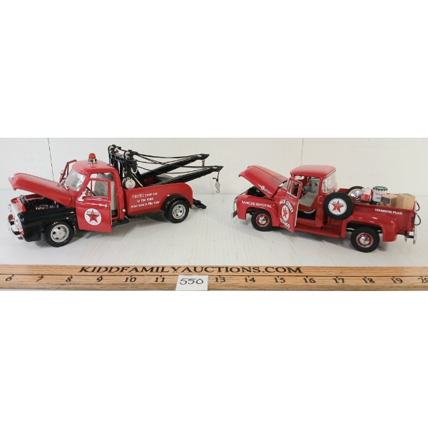 LOT OF 2 - HASBRO & MBI DIECAST TEXACO TRUCK MODELS