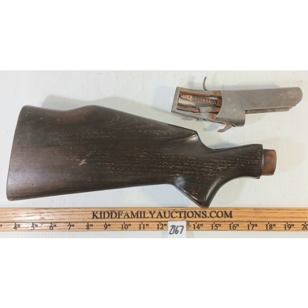 LOT OF 2 - UNMARKED BUTT STOCK & ASSEMBLY