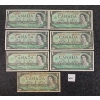 Image 1 : LOT OF 7 - 1967 CDN $1 BANKNOTES