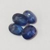 Image 1 : LOT OF 4 - NATURAL BLUE KASHMIR SAPPHIRES - OVAL CUT (PARCEL)