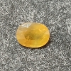 Image 1 : NATURAL KASHMIR YELLOW SAPPHIRE - OVAL CUT