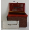 Image 4 : BRONZE BEADED BOX PURSE W/ COMPACT MIRROR