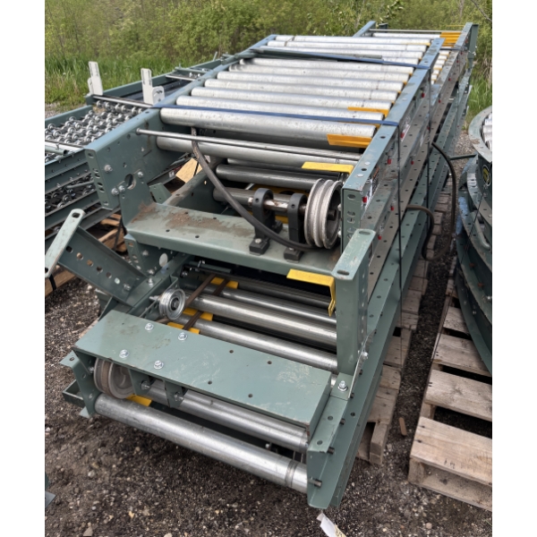 HYTROL CO CONVEYOR SYSTEM - APPROX 35 FEETT - POWER DRIVEN - 3 PHASE / 208 V