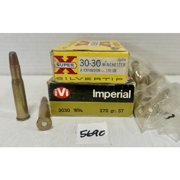 AMMO: 50X .30-30 WIN MIXED 170GR. 