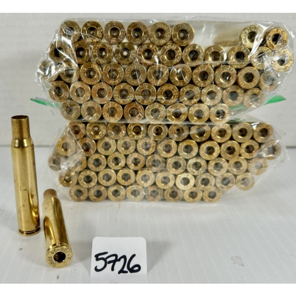 BRASS: 100X FEDERAL .30-06 SPRG