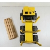 Image 6 : TONKA PRESSED STEEL CUSTOM LOGGING TRUCK - INCL LOGS