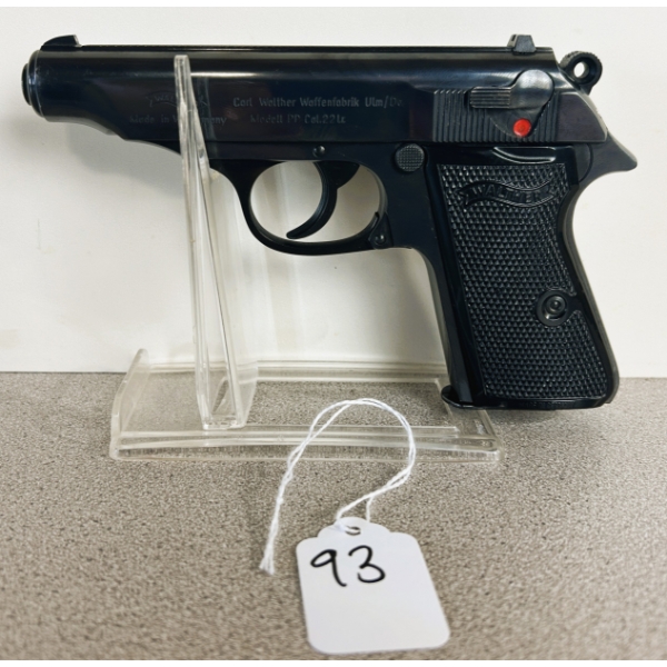 WALTHER MODEL PP IN .22 LR - PROHIB