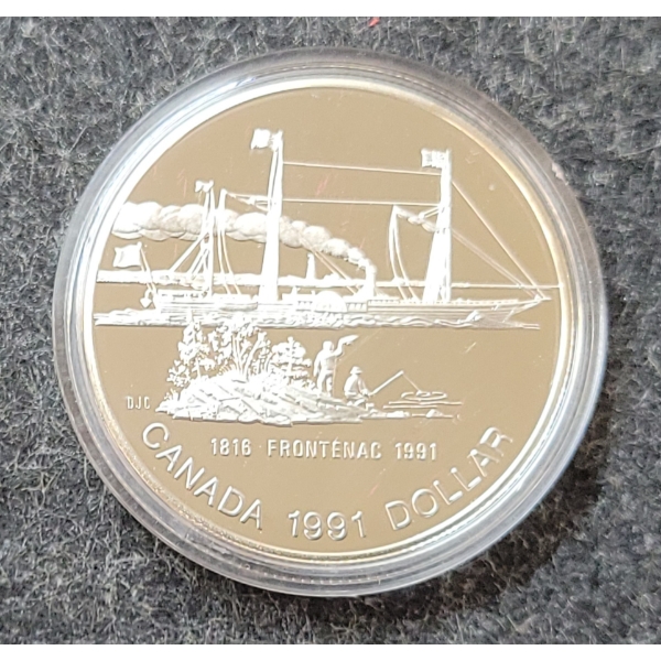 1991 RCM SILVER DOLLAR COIN