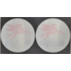 Image 3 : LOT OF 2 - MOBILGAS GAS PUMP GLOBE LENSES