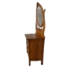 Image 3 : TIGER OAK VANITY DRESSER