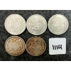 Image 1 : LOT OF 5 - 1964 & 1966 CDN SILVER 50 CENT COINS
