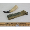 Image 1 : LOT OF 2 - PRIMING HORN & CARTRIDGE BELT