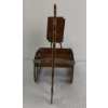 Image 3 : BRASS NOVELTY ASHTRAY & MATCHBOX HOLDER - GOAT PULLING WAGON