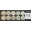 Image 2 : LOT OF 10 - 1945-1966 CDN 10 CENT COINS