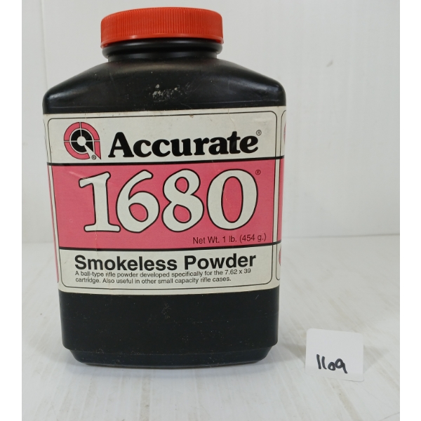 POWDER: ACCURATE 1680 SMOKELESS POWDER - 1LB