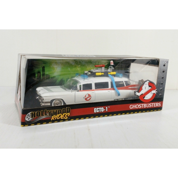 JADA DIECAST HOLLYWOOD RIDES - GHOSTBUSTERS ECTO-1 - SEALED