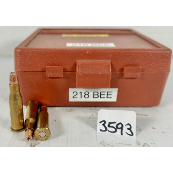 AMMO: 100X RELOADS .218 BEE - 45 GR HP