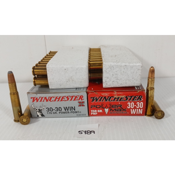 AMMO: 40X WINCHESTER SUPER X .30-30 WIN - 150 & 170GR - PHP & PP