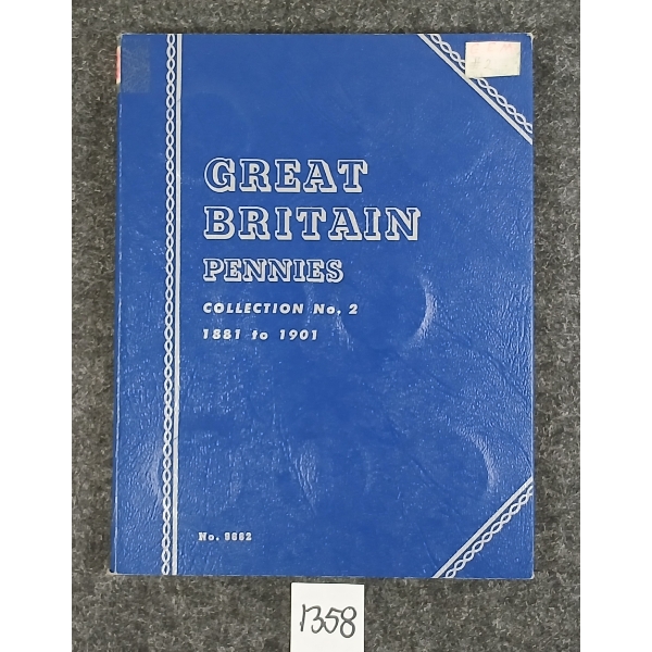 1881-1901 GRT BRITAIN PENNIES BOOKLET