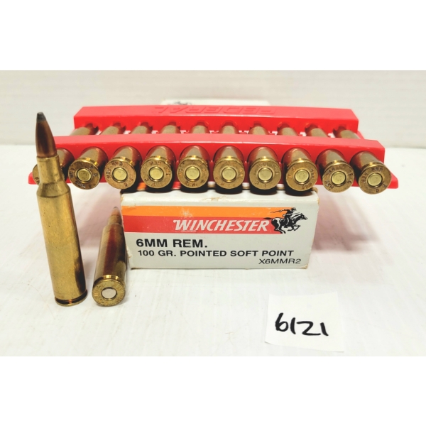 AMMO: 30X 6 MM REMINGTON MIXED