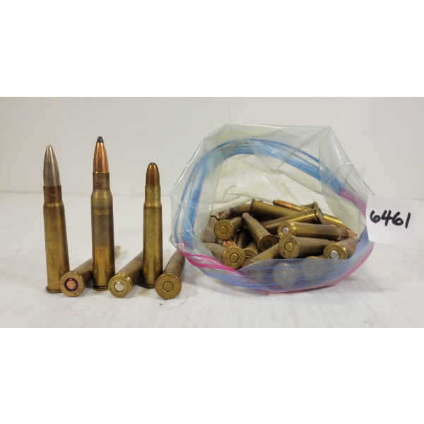 AMMO: 26X MISC MIXED LARGE RIFLE RNDS - INCL .38, .30-06, ETC 