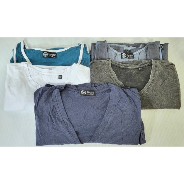 LOT OF 5 - ALLDAY MEN'S LARGE SHIRTS 