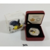Image 1 : RCM 2016 THE AMERICAN GOLDFINCH $20 SILVER COIN - 100 YEARS OF PROTECTION