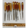 Image 1 : LOT OF 9 - ASHLEY ISLES WOOD TURNING TOOLS