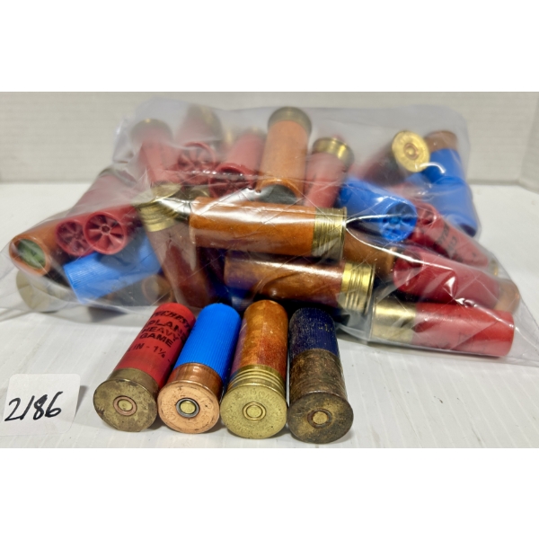 AMMO: APPROX 61X MIXED 12 GA - BIRD SHOT & SLUGS