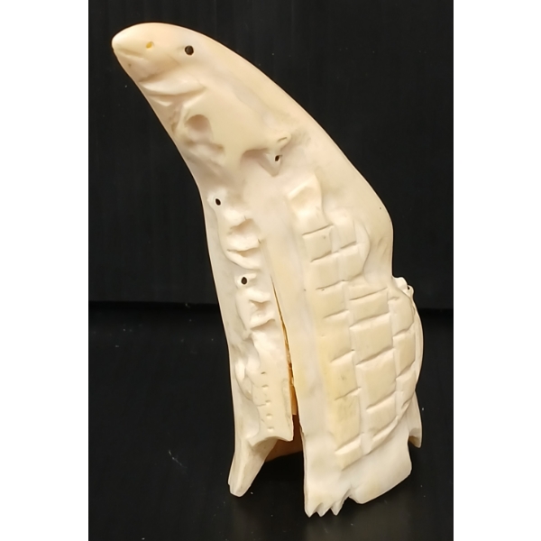 CARVED ANTLER BY UNKNOWN ARTIST