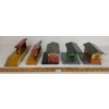Image 2 : LOT OF 5 - AMERICAN FLYER & MECCANO PRESSED TIN TRACKSIDE ACCESSORIES