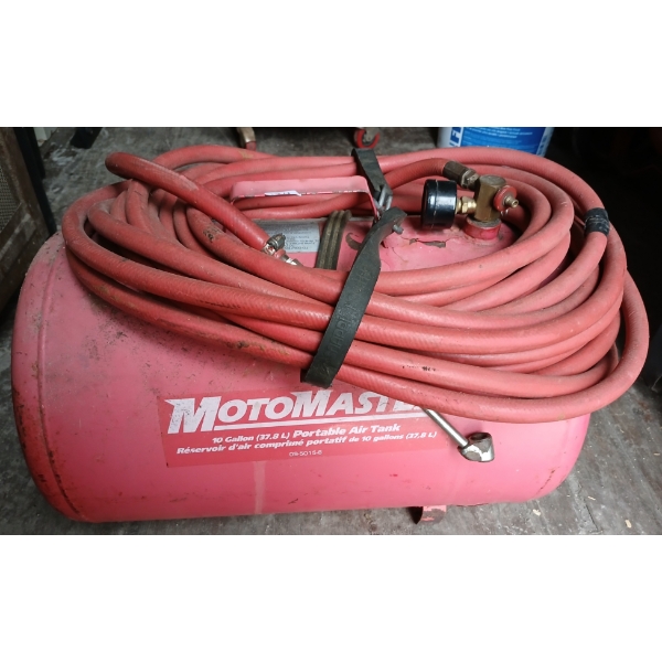 MOTOMASTER 10GAL PORTABLE AIR TANK