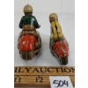 Image 4 : LOT OF 2 - SCHUCO TIN WIND UP MOTORCYCLE RIDERS
